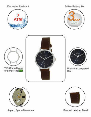 Maxima ATTIVO Women Blue Dial Analogue Watch - 62840LMLI